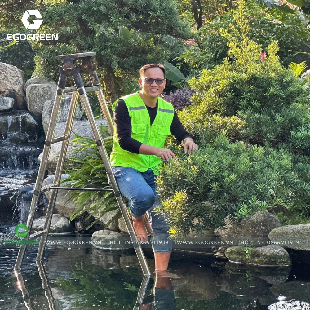 ông Luân chọn cho mình hướng đi "Vì không gian xanh, đậm chất riêng của bạn".